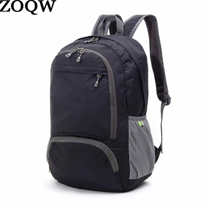 

ZOQW Mochila Mujer Unisex Waterproof Grey Backpack Mountaineering Backpacks Men Women Bagpack Leisure Men Travel Backpack WXF64