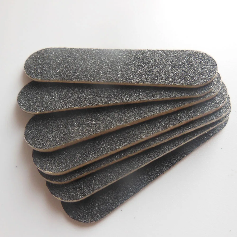 

50 pcs black mini wood nail file baby nail file wooden emery board nail care tool free shipping