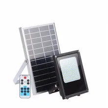 Remote Control 20W Solar Flooded Led Lamp 120 LEDs solar powered Lamp White Outdoor Solar LED Spotlights Garden Lamp