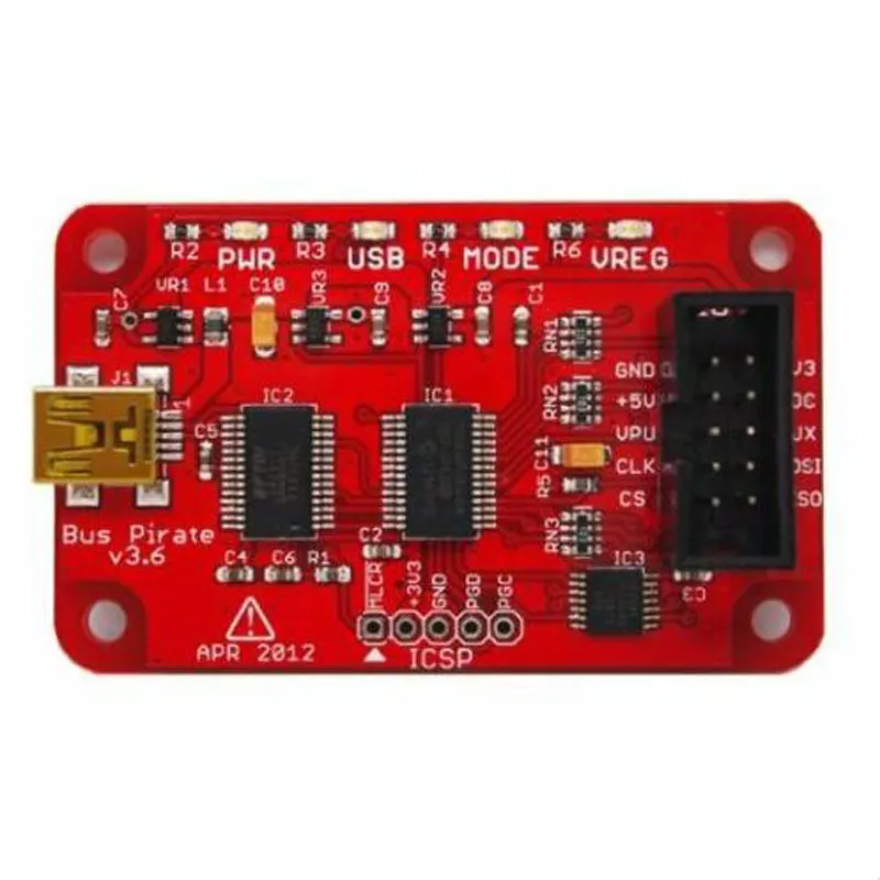 

1 pcs x Bus Pirate V3.6 universal serial interface usb module