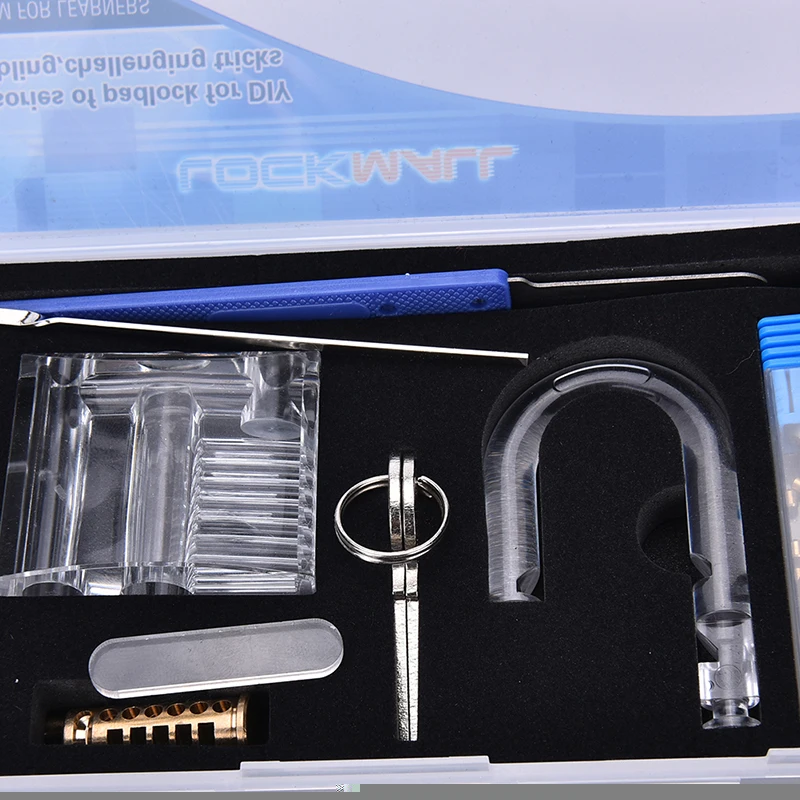 

Transparent Visible Pick Cutaway Practice Padlock Key Removing Hooks Lock With Broken Extractor Set Locksmith Tool