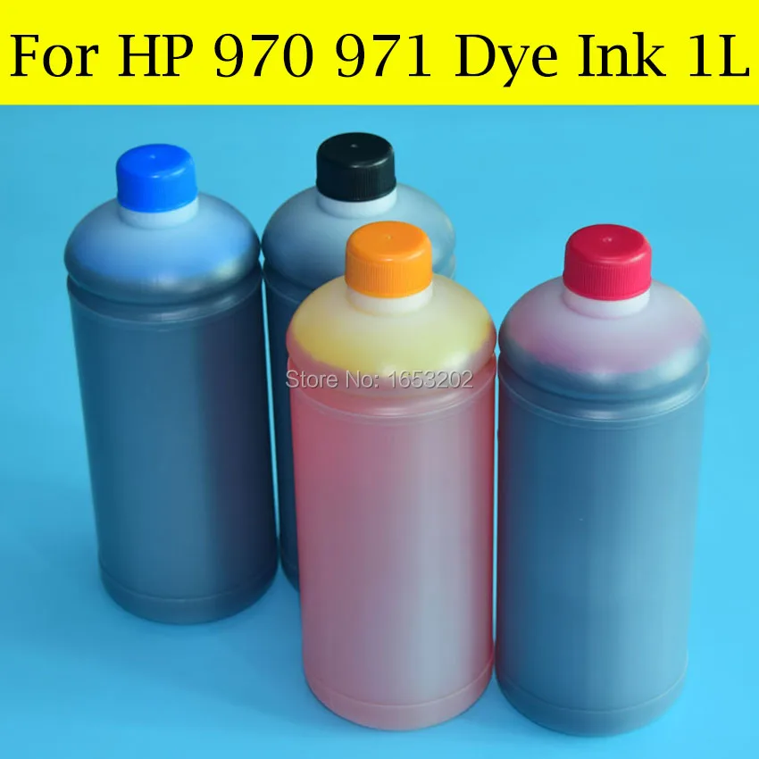For HP 970 971 Dye Ink 1000ML 4