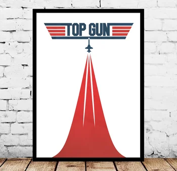 

Top Gun Movie Posters Silk Art Painting Wall Art No Frame