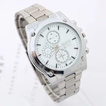 

2017 Business About Men Stainless Steel Band Machinery Sport Quartz Watch Y7911*