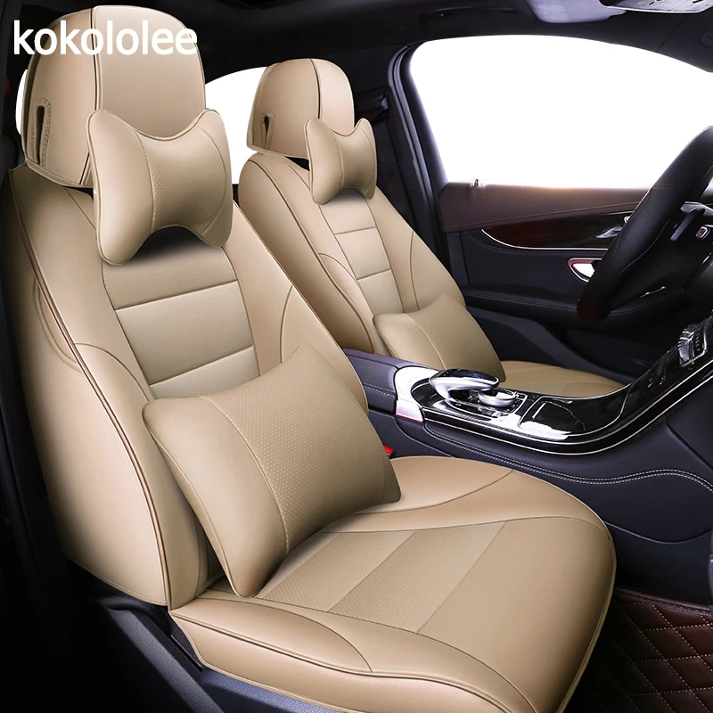 Чехол для сиденья автомобиля kokololee из натуральной кожи на заказ peugeot 206cc 207 301 407 508