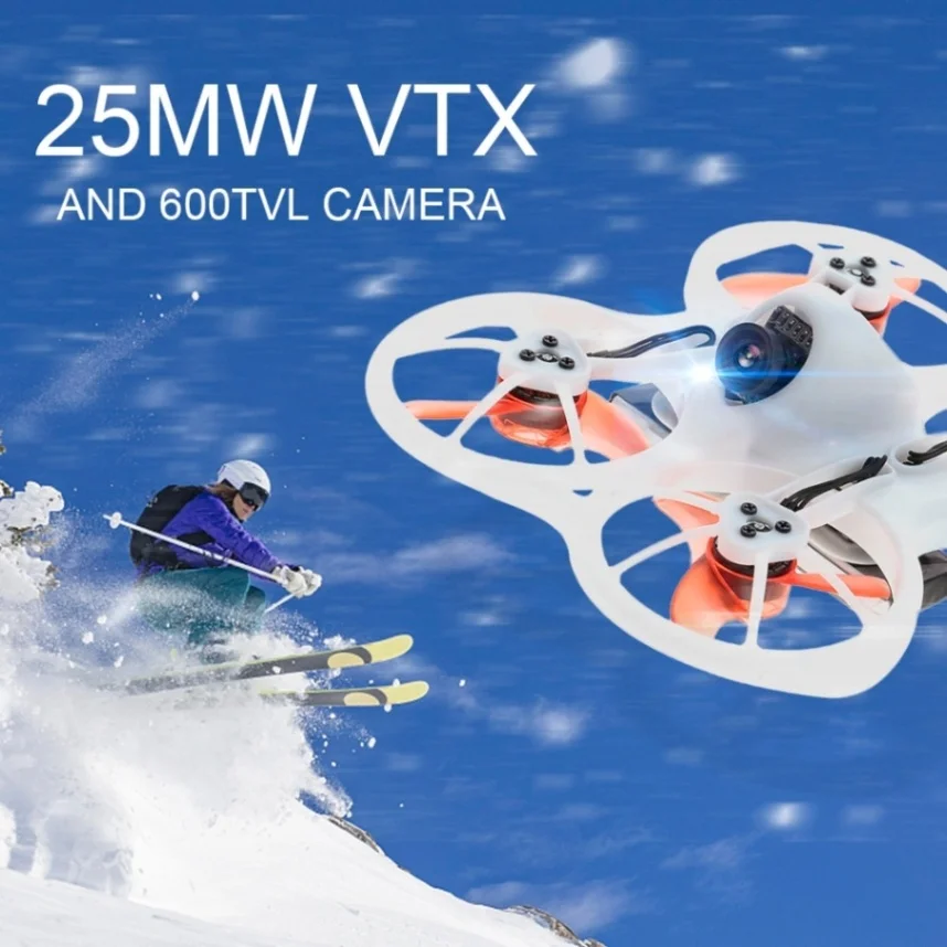 EMAX Tinyhawk RTF Радиоуправляемый вертолет 75 мм Мини Бесщеточный Дрон 600TVL камера с FPV