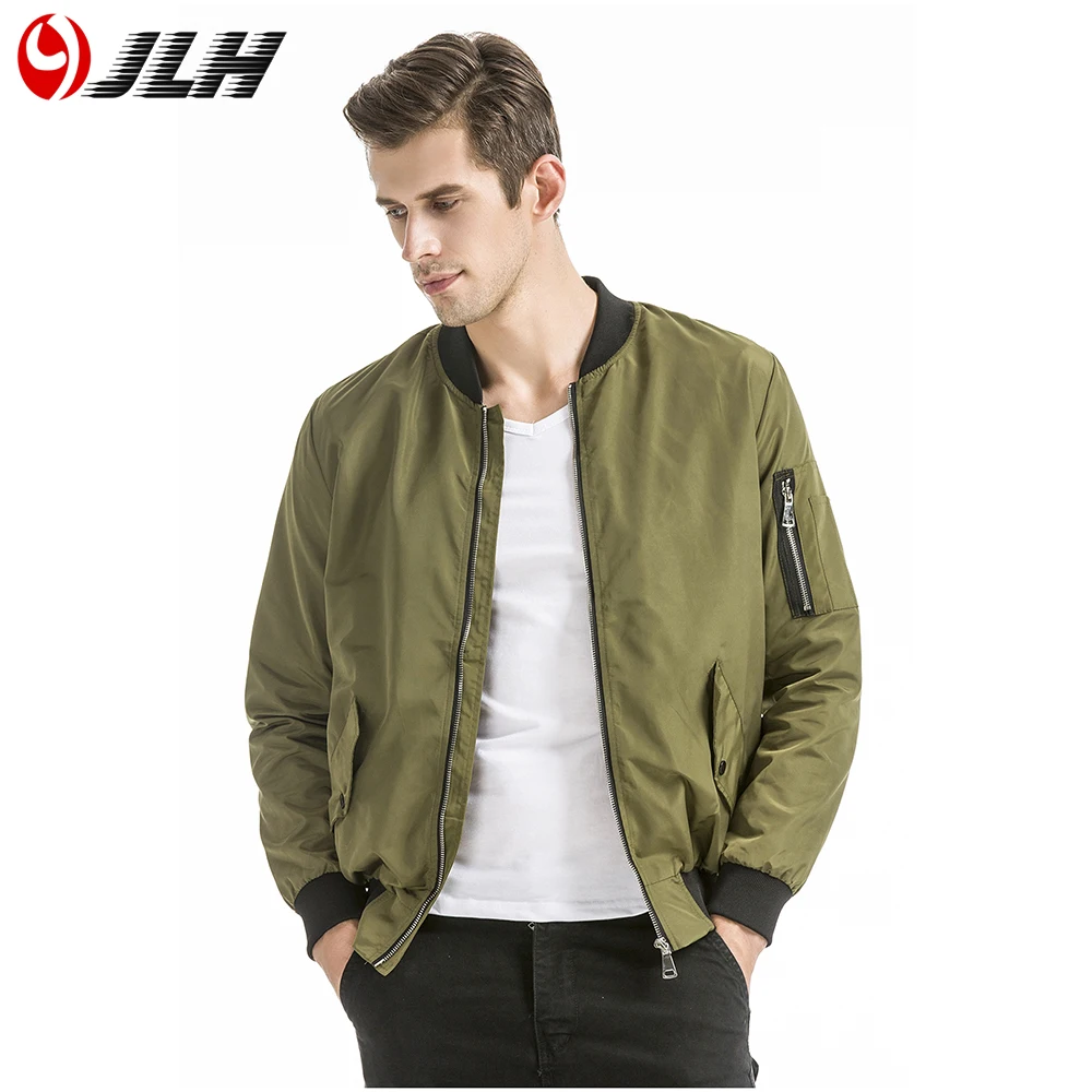 JLH bomber jackets hombres piloto Delgado abrigo masculino Ropa casual