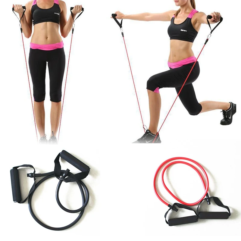 Yoga Pull Rope Fitness Resistance Bands Exercise Tubes