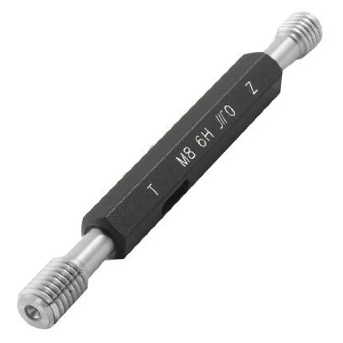 

M8 x 1.25 6H Steel Go / No Go threaded plug gauge measurement