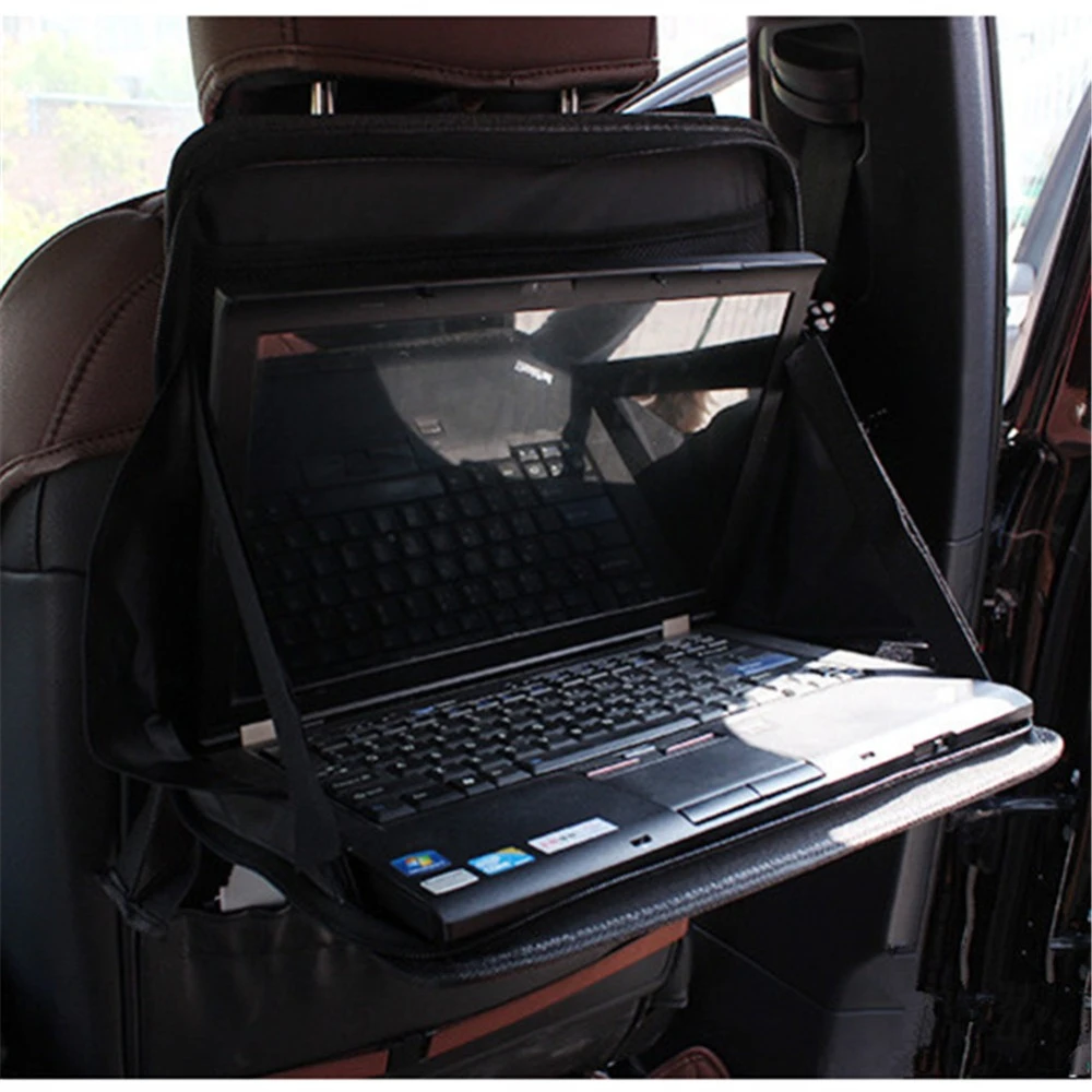 Universal Car Organizer Auto Seat Laptop Holder Foldable Dining Table