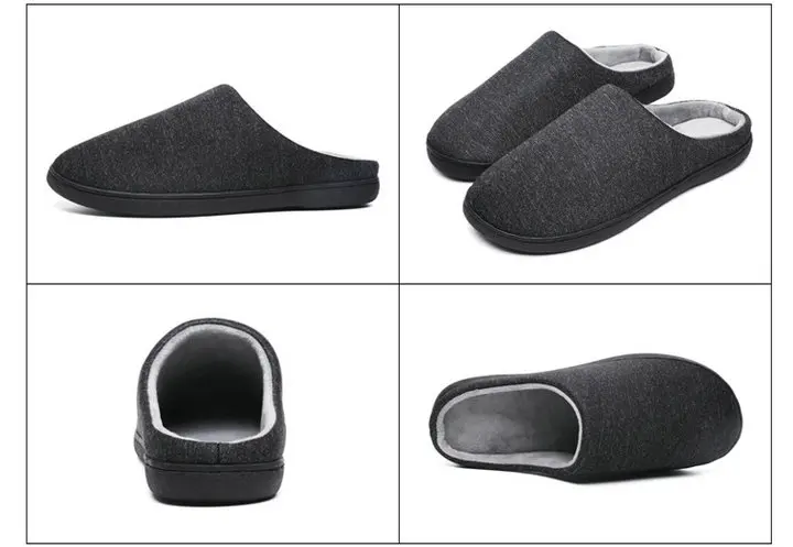 Women's Comfort Cable Knit Memory Foam Slippers Terry Cloth Non Skid House Shoes Woman (6)