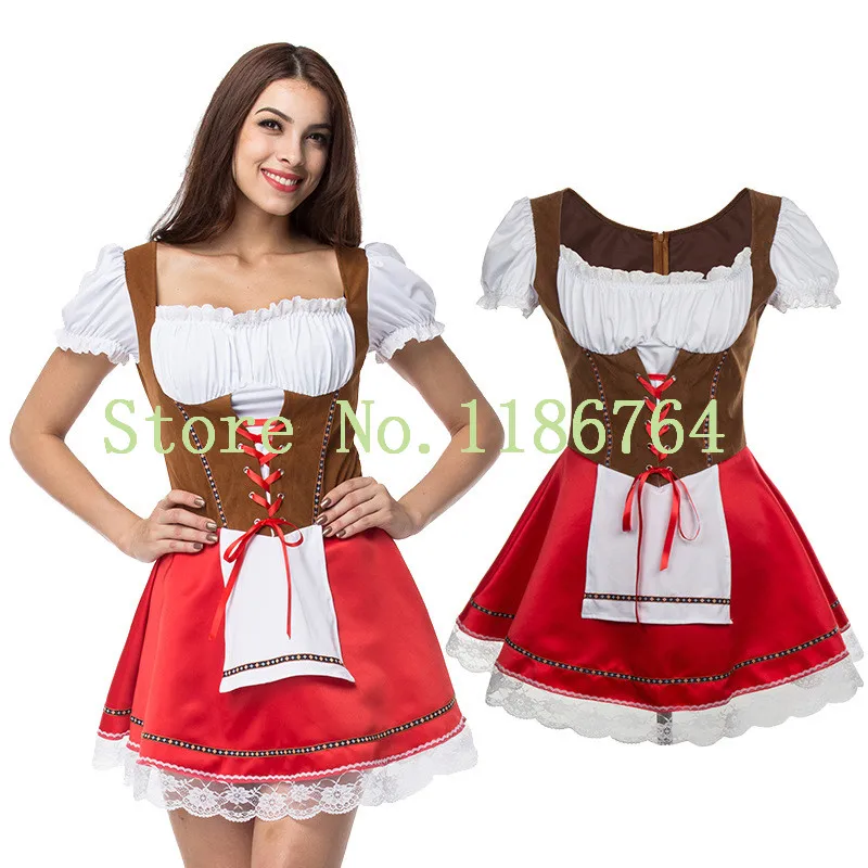 Ladies Beer Festival Costume Ladies Beer Maid Oktoberfest Costume - Foto 4