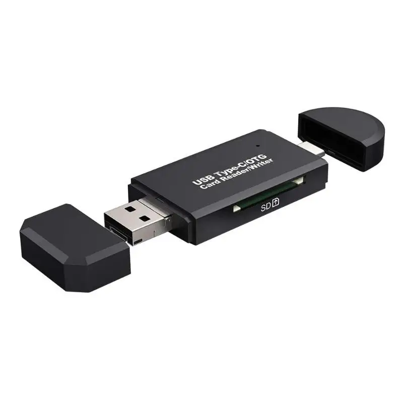 Тип C кабель + кабель Micro USB + кабель USB 3 в 1 USB OTG кард-ридер высокоскоростной USB2.0 кард-ридер