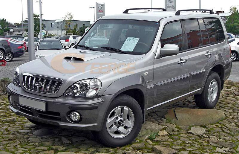 Для hyundai Terracan 2001 2002 2003 2004 2005 2006 2007 отличный CCFL ангельские глазки Ультра яркое освещение ангельские глазки комплект