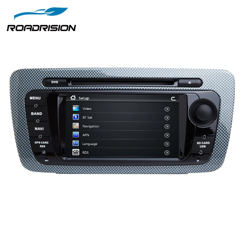 RoadRision 2Din автомобильный dvd плеер для Seat Ibiza 2009 2013 авто радио с GPS навигацией iPod Bluetooth