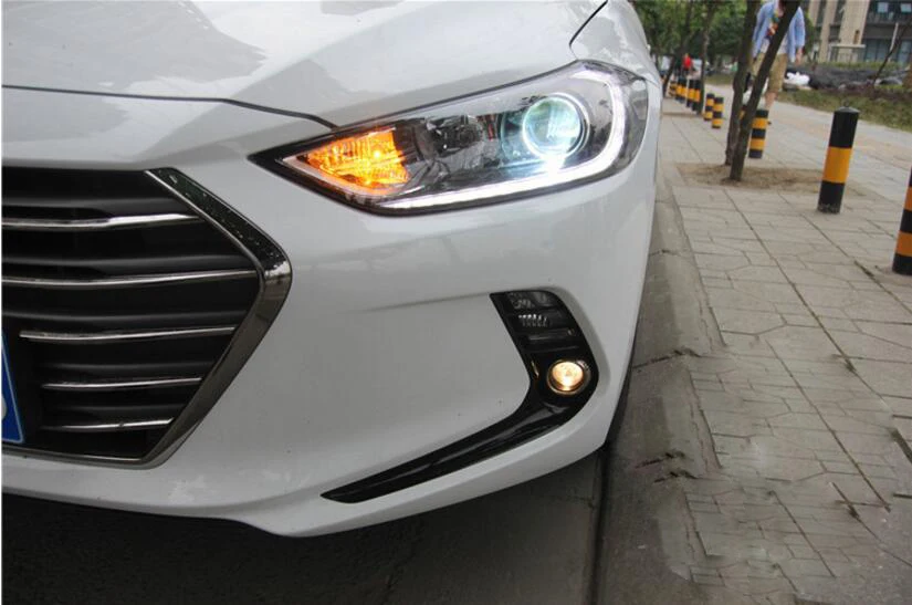 1 шт. HID,~, автомобильный Стайлинг, фары для HUNDAI Elantra, Solaris, accent, Elantra, Genesis, i10, i20, santa fe, lantra; Elantra Головной фонарь