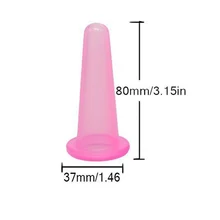 Anti Cellulite Silicone Vacuum for Neck Face Back Vacuum Cupping Set Massage Cups Hot New Health