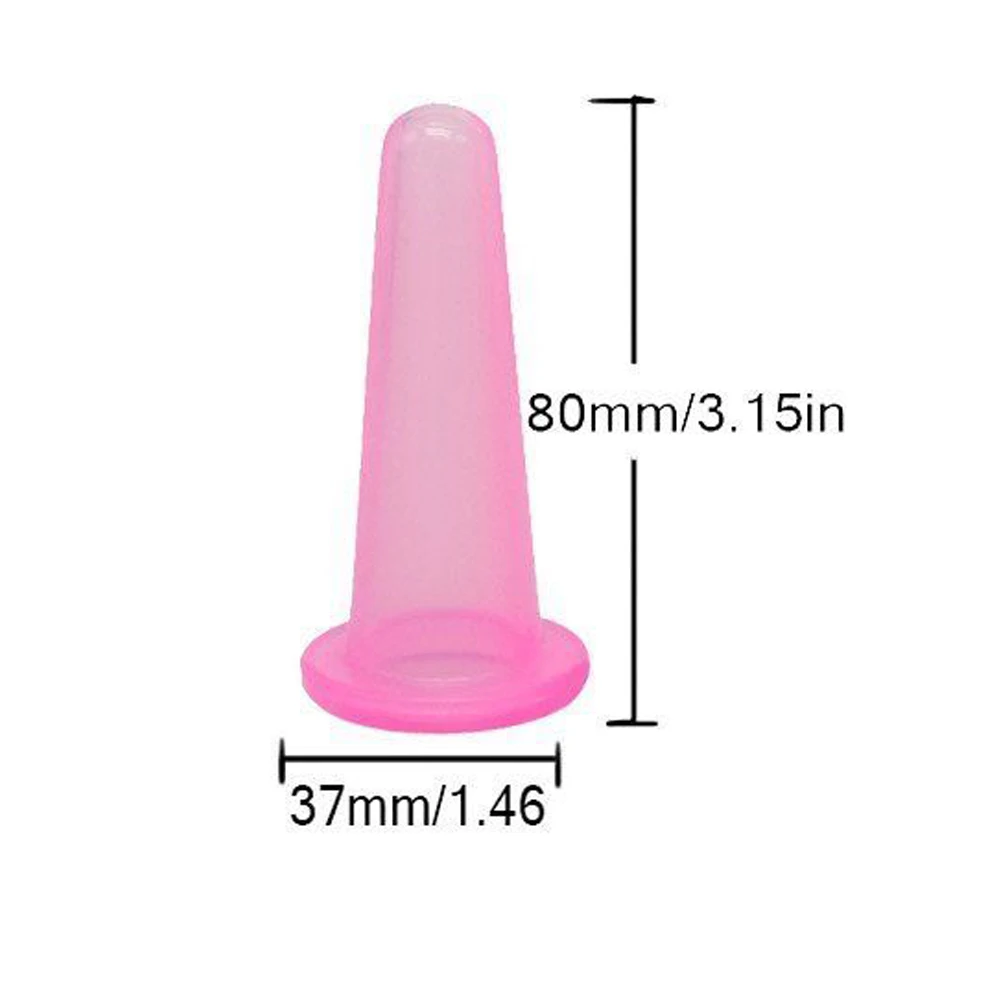 Anti Cellulite Silicone Vacuum for Neck Face Back Vacuum Cupping Set Massage Cups Hot New font