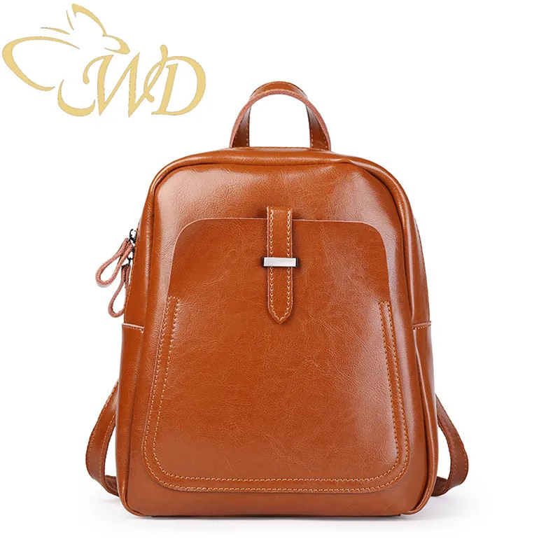 

2019 Women Simple Leather Backpacks of dual-use Backpack Women Fashion School Bags for Teenage Girls Travel Backpack