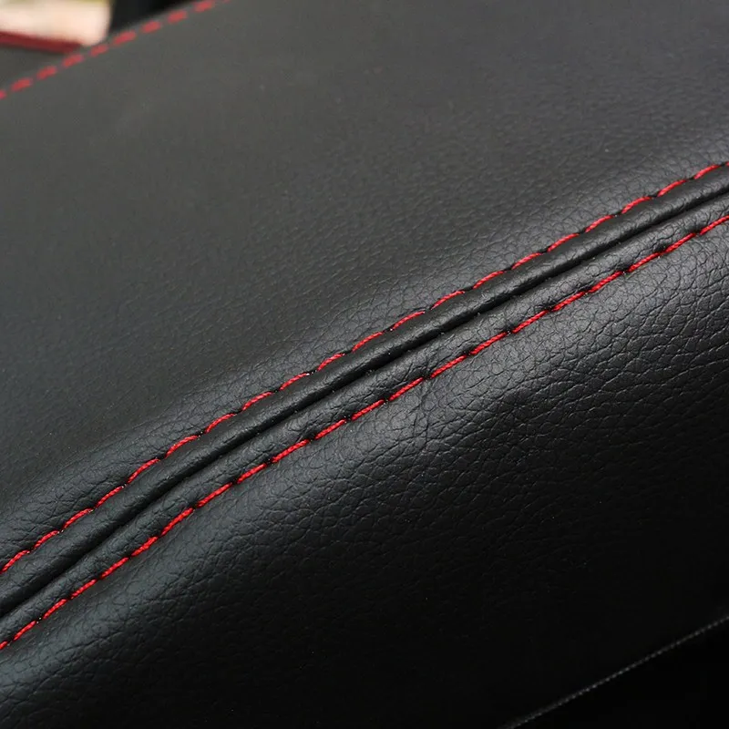 Для hyundai creta ix25 защита подлокотника, чехол из искусственной кожи, аксессуары для интерьера, автомобильный стиль-, черный