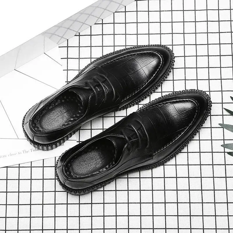 amarelo Sapatos Marca Dos Formal Designer Preto Homens Elegante Clássico Couro Casamento De brown Luxo Msw8118116 E ZrZRzgq