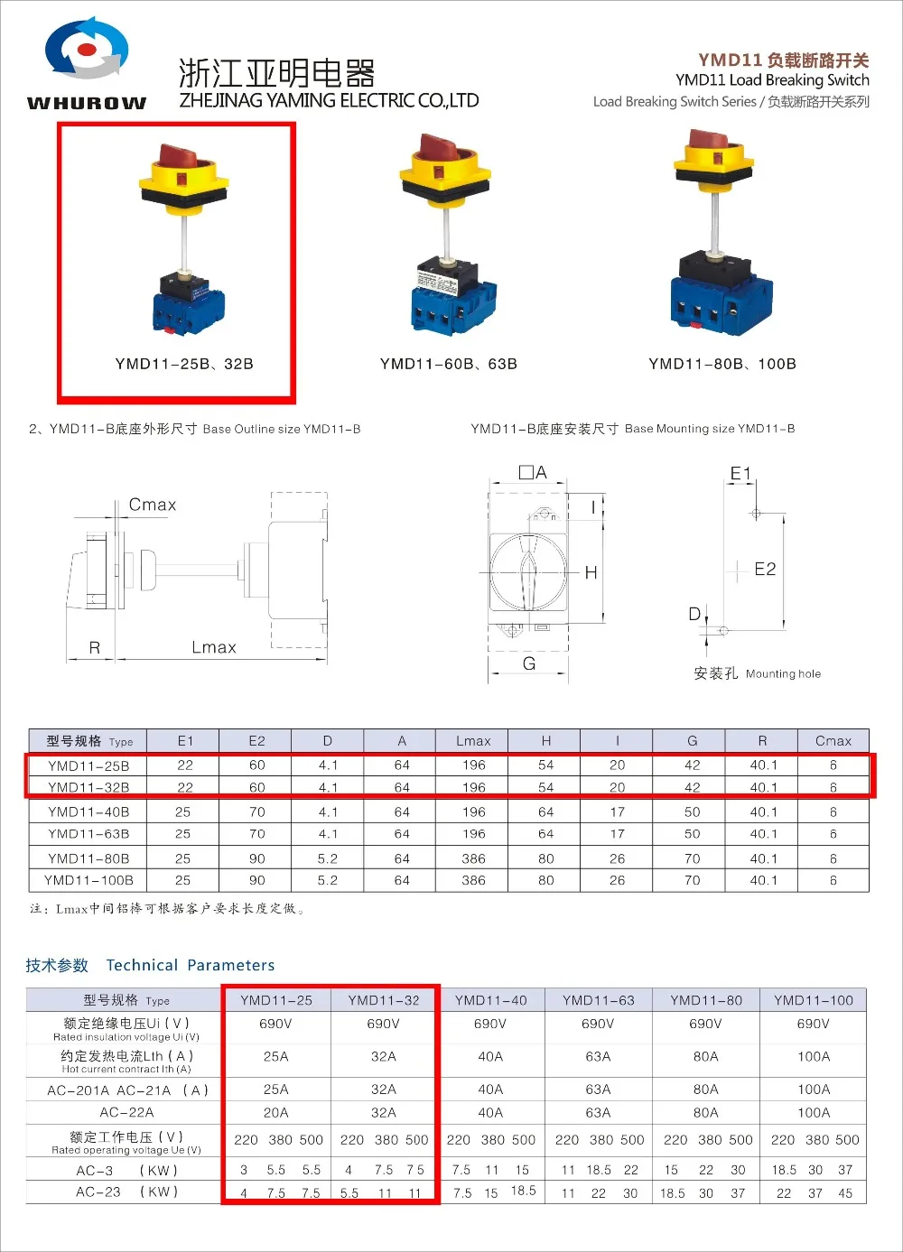 YMD11-25B-100B
