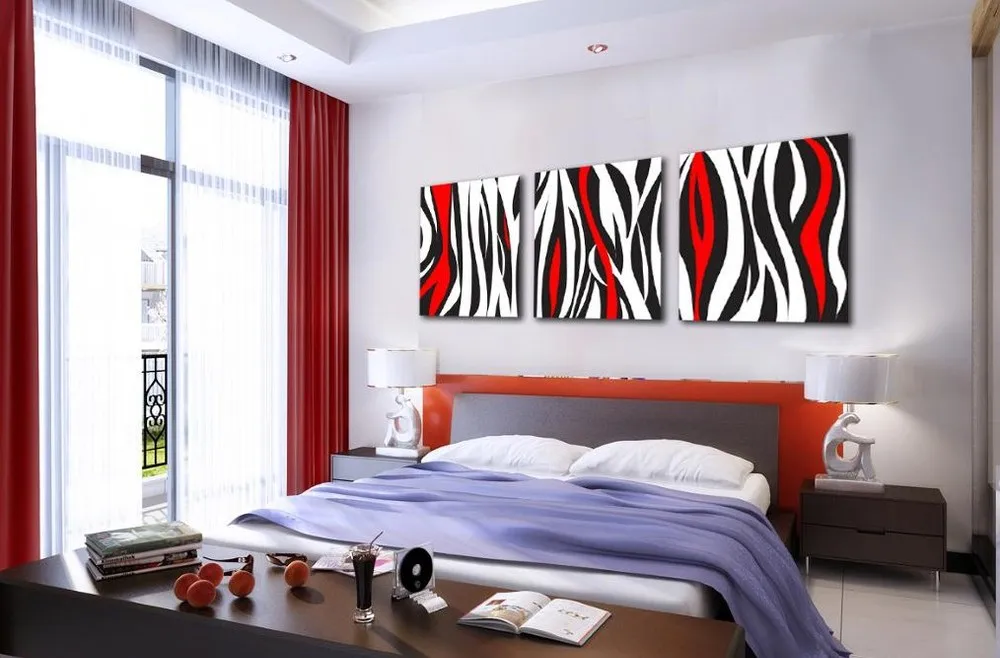 Black White And Red Wall Art popular 3 piece canvas wall art large black and white-buy cheap 3 Black White And Red Wall Art popular 3 piece canvas wall art large black and white-buy cheap 3