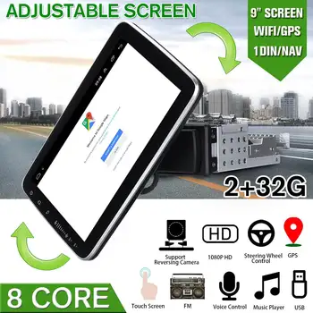 

Rotatable Car Multimedia Player 10.2 2+32G 8 Core Stereo for Android 8.0 with 360 Degree Up Down Screen GPS WiFi Radio Player