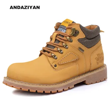 

Retro tooling boots outdoor casual men's shoes non-slip warm boots shorts fashion European style