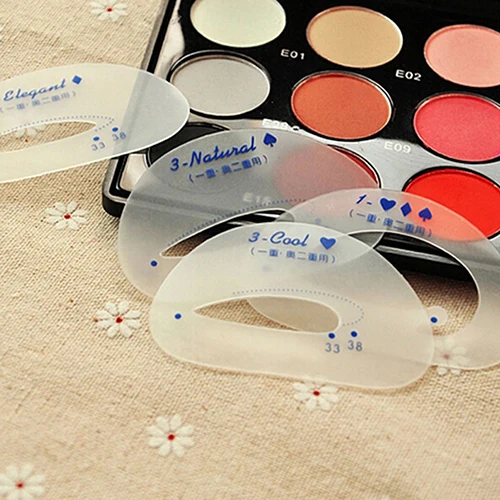 

NEW ARRIVAL! 6 Pcs Eyebrow Stencil Eyeshadow Model Card Auxiliary Draw Eye Shadow Makeup Tool