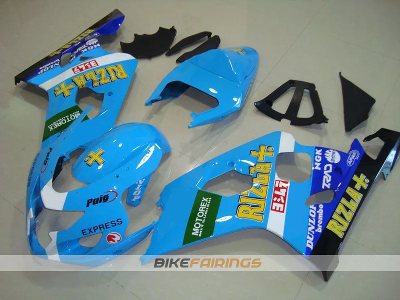 

3Gifts New ABS bike Fairings Kit Fit For Suzuki GSXR600 GSXR750 GSX-R600 R750 04 05 K4 2004 2005 Cool style