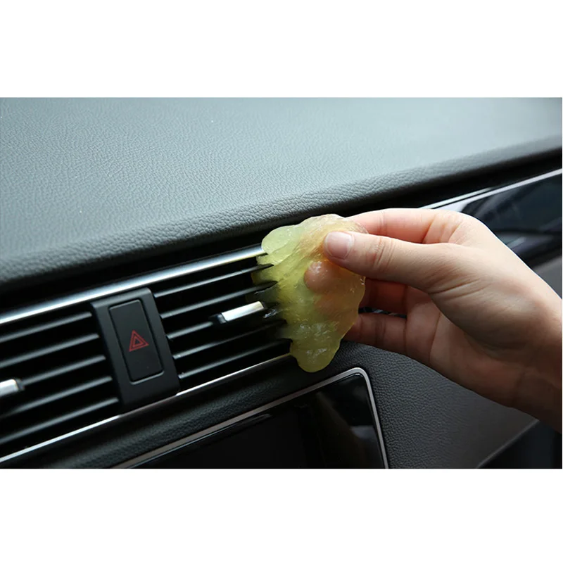 3pcs Auto Care Car Instrument Station Clean Glue Outlet Cleaning Supplies Car Aperture Clay Bar Keyboard Cleaning Gum Glue