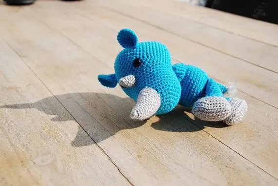 Вязаные игрушки amigurumi игрушечный гиппопотам Номер модели a0122