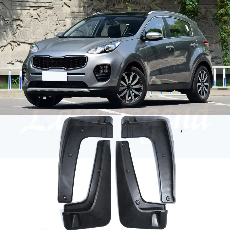 Set Molded Car Mud Flaps For Kia Sportage 2017 2018 2019 QL Mudflaps Splash Guards Mud Flap