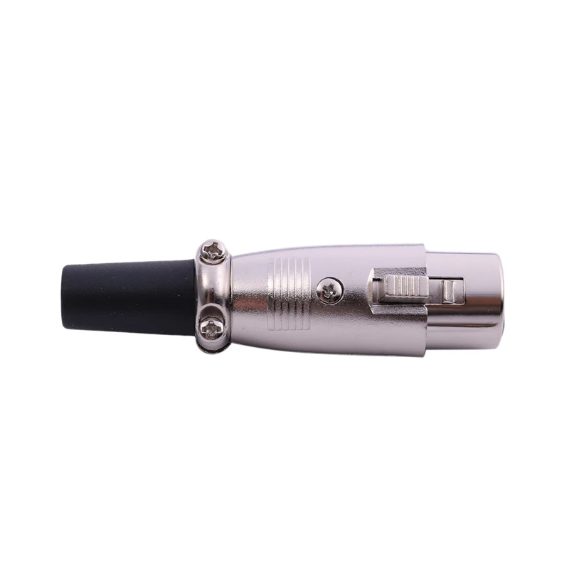 Женский 3 клеммы XLR Mic микрофон аудио кабель Разъем 7 см длина|Коннекторы и разъёмы|