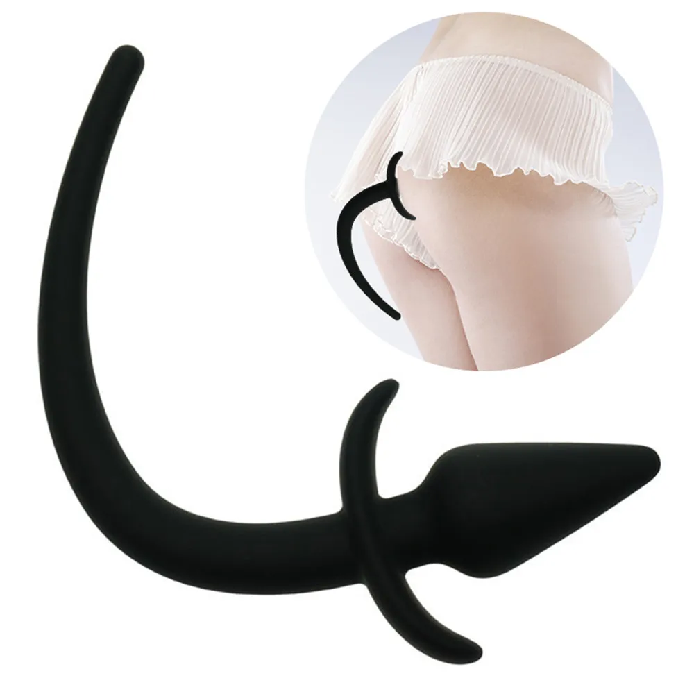 Dog Tail Anal Plug Prostate Massage G Spot Sex Toy Butt Plugs Adult Masturbator Erotic Toys for Women Men |