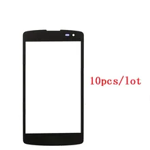 Rtbestoyz 10 pçs tela frontal toque de vidro exterior capa painel lente para lg l fino f60 d392 d295 ms395 d390 tela sensível ao toque