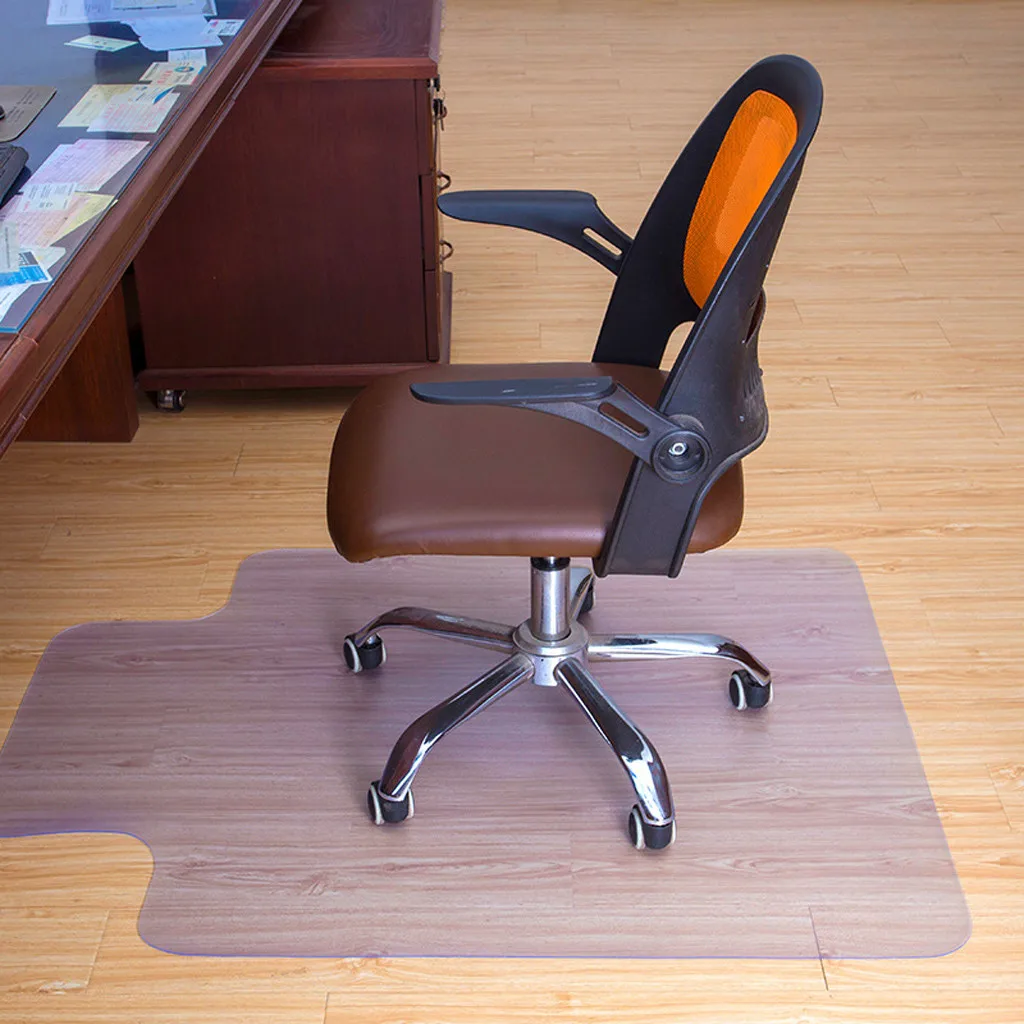 

30 ×48 Inch PVC Protector Clear Chair Mat Home Office Rolling Chair Floor Carpet YMP