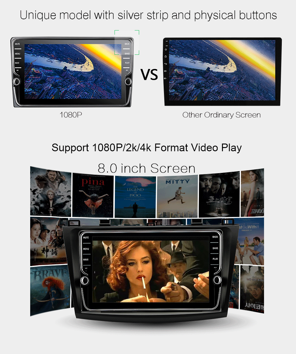 Excellent Funrover android 8.0 8" IPS 2 din car dvd radio tape recorder multimedia for MAZDA 3 mazda3 Axela 2010-2013 gps stereo navi wifi 20