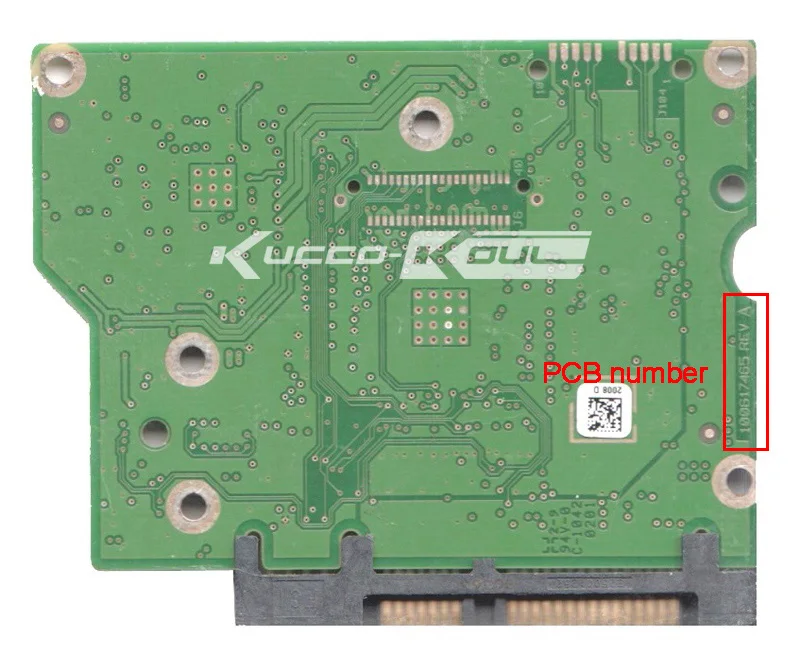 

hard drive parts PCB logic board printed circuit board 100617465 for Seagate 3.5 SATA hdd data recovery hard drive repair