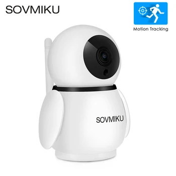 

1080P Wireless WIFI Camera Infrared Home Security Two Way Intercom HD IP Camera Baby Monitor Auto Tracking Surveillance Camera