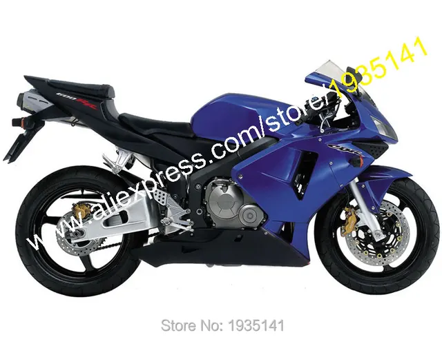 Vendas Hot Azulpreto Para Honda Cbr600rr 03 04 Cbr600 Cbr 600rr
