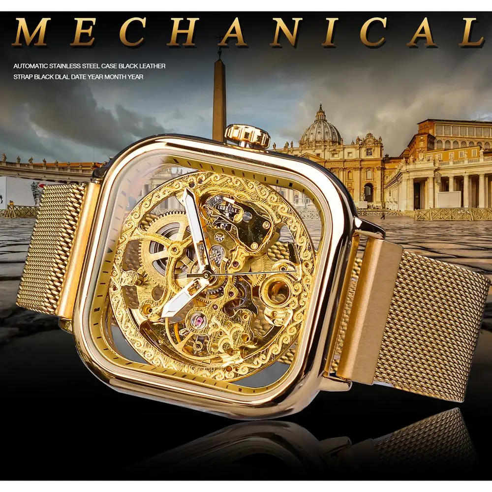 Forsining Men Mechanical Watches Automatic Self-Wind