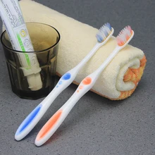 PASA 2 шт Двойная Ультрамягкая зубная щетка набор Очистка полости рта Антибактериальный уход нано зубная щетка костюм Святого Валентина цветная щетина