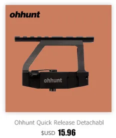 Ohhunt охотничье быстросъемное рельсовое крепление боковой замок прицел лазерное Крепление Пикатинни Вивер рельс для АК АКС Сайга винтовка