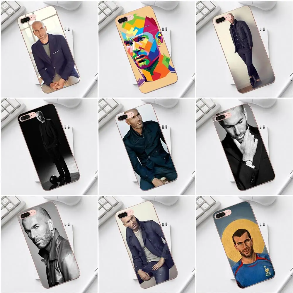 Qdowpz Zinedine Zidane для iPhone X XS Max XR 4 4S 5 5C SE 6 6S 7 8 Plus Galaxy A3 A5 J1 J3 J5 J7 2017 мягкий чехол