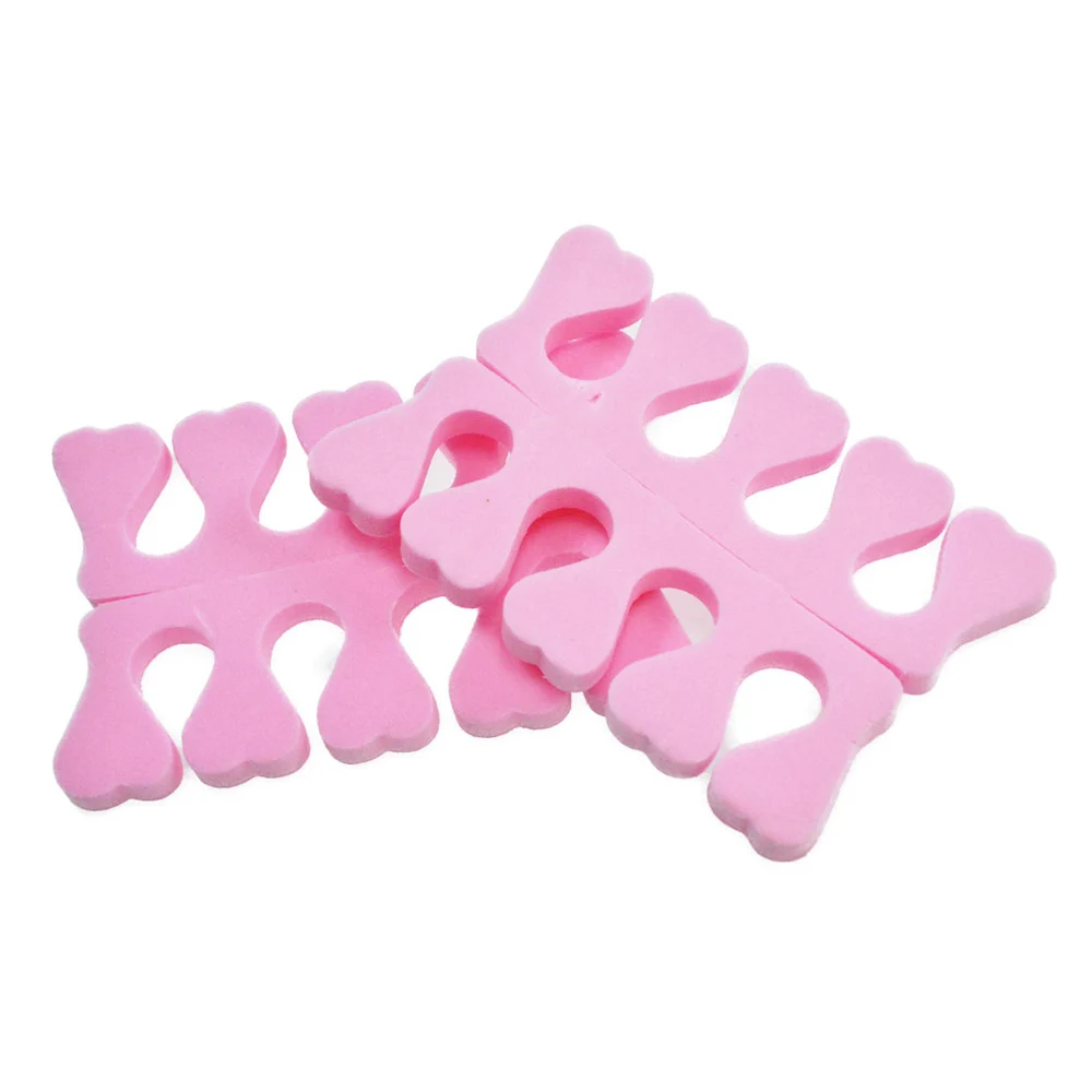 STZ 2pcs Soft Foam Sponge Toe Separators Finger Dividers Nail Art Tools Holder Manicure Pedicure Nail Gel Accessories TR20-1
