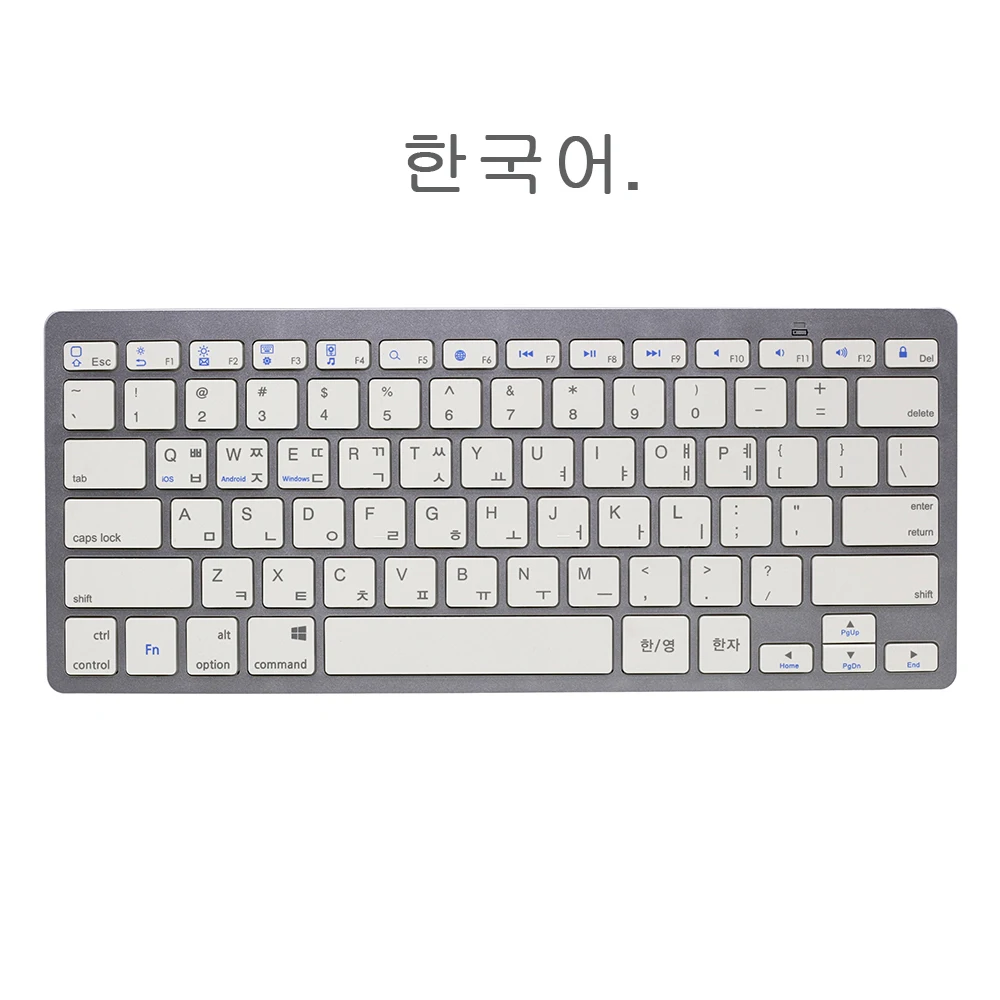 Coreano para Apple Teclado sem Fio para Imac Mini Teclado Bluetooth Ipad ar Tablets Macbook Smart tv Pro