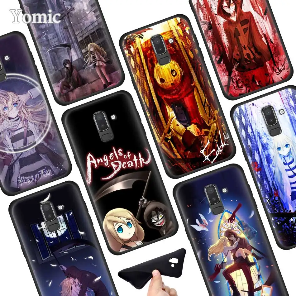 

Angels of Death Silicone Phone Case for Samsung Galaxy J8 J6 J4 Plus 2018 A50 A70 A80 S10 Plus S10e Case Cover