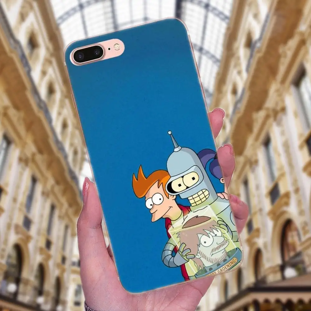 Новинка изгиб Bender Родригес для Apple iPhone 4 4S 5 5C 5S SE 6 6S 7 8 Plus X XS Max XR лучшие чехлы из